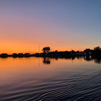 Dienstagshochzeit mit traumhaften Sonnenuntergang